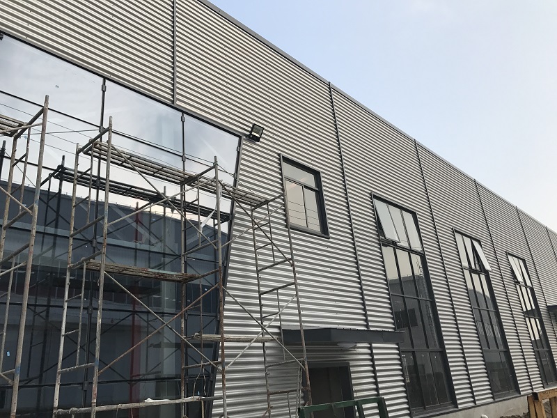 淞江集团南通工厂工程进入收尾工作